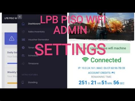 LPB PISO WIFI ADMIN SETTING TOUR AND .